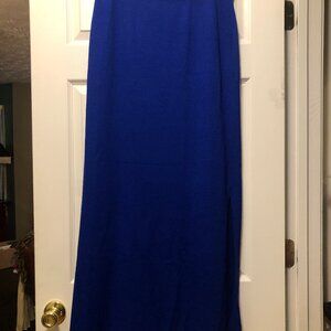 st John evening by Marie gray women's new blue knit long skirt  size: 14